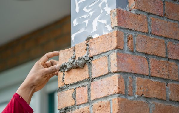 Brick Pillar Repair in Crown Point