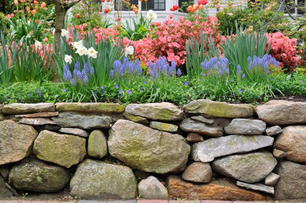 Stone Wall Hardscaping in Crown Point