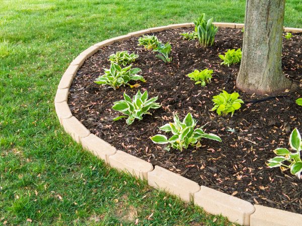 Stone Border Installation in Crown Point
